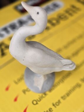 Vintage Lladro Porcelain Little Duck Figurine Handmade In Spain